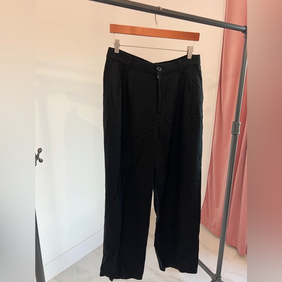 LOFT sz. 8 women’s linen trouser pant - Picture 2 of 5